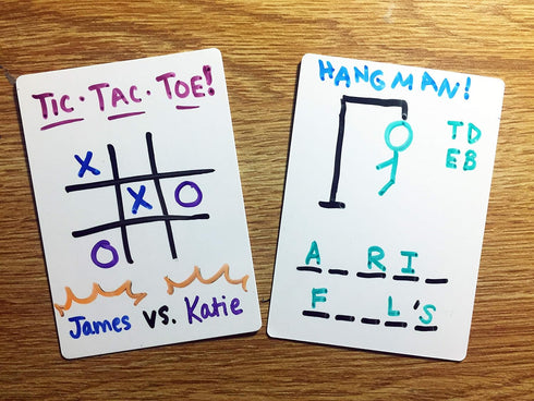 Apostrophe Games Dry Erase Blank Playing Cards, Poker Size - 45 Reusable Cards w/Box for Study Guides