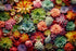 1000 Piece Puzzle for Adults - Succulent plants Puzzle - Family Puzzle Toys, Puzzle Puzzles gift (Succulent, 1000 pieces)
