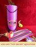 Yes or No? When and How? Oracle Sticks for Tarot Reading, 100 Inspirational Messages on 50 Fortune Telling Sticks, Icebreaker, Fun Party Game (Pink)