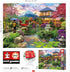 Educa 1500 33,46" 23,62". 14 (19937) - Japanese Garden | Piece Puzzle for Adults. Measurements: x Years Old