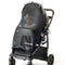 Sun Shade for Strollers (XL Black), Universal Adjustable SPF 30+ Sunshade with See Through Canopy Cover