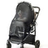 Sun Shade for Strollers (XL Black), Universal Adjustable SPF 30+ Sunshade with See Through Canopy Cover