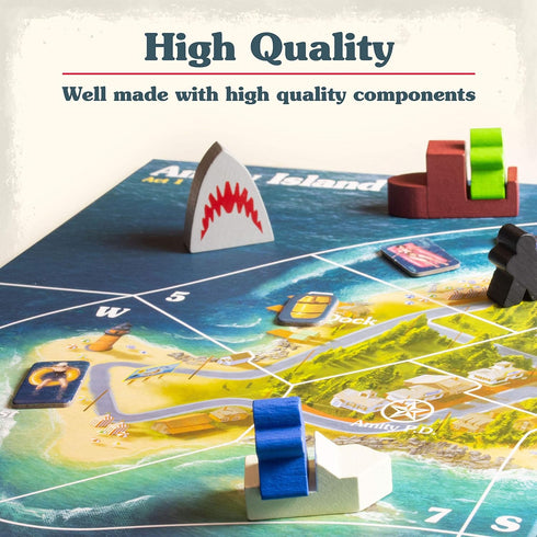 Ravensburger Jaws Board Game - Thrilling Strategy Game for Teens and Adults, Interactive Gameplay
