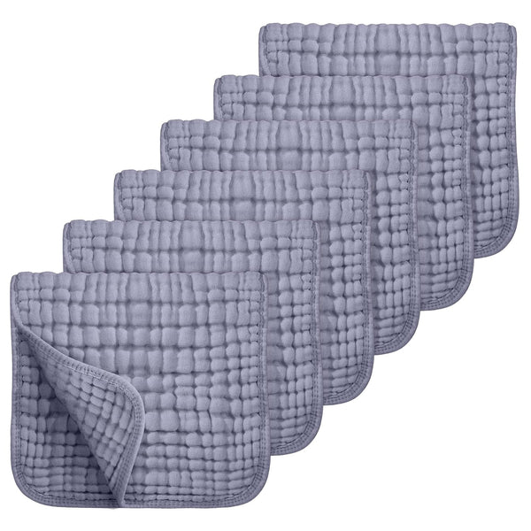 Looxii Muslin Burp Cloths 100% Cotton Muslin Cloths Large 20''x10'' Extra Soft