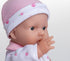 JC Toys La Baby Caucasian Baby Doll Set, 11 Inch Soft Doll, Washable, Removable Pink Outfit with Hat & Blanket, 12
