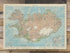 1959 Map of Iceland, 1000 Piece Adult Jigsaw Puzzle for Iceland Lovers
