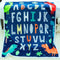 ABC Blanket Alphabet Lore Throw Blanket, Soft Flannel Throw, Blue Dinosaurs Cute Cartoon Blanket, Gifts for Boys Girls