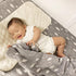 American Baby Company Heavenly Soft Chenille Sherpa Receiving Blanket, 3D Gray, 30" x 35", Warm and Cozy