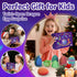 VivaNova 12 Pack 3D Printed Easter Dragon Eggs, Prefilled Easter Eggs with Articulated Mini Dragons Inside, Easter Egg