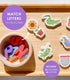 Set 78 52 26 Curious Columbus Magnetic Objects and Letters. of Foam Magnets Including Pictures and Uppercase Alphabet