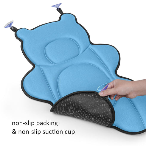 Ihaapsi 4 Infant Baby Bath Cushion,Fits Inside Most Baby Bathtubs, Breathable Soft Baby Bath Support Seat,Baby Bath Pad