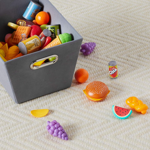 Set 3 150 Amazon Basics Pretend Play Food Toy for Kids Ages and Up, Pieces, Multicolor