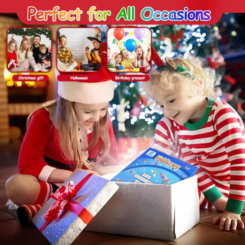 36pcs, Mini Magnetic Tiles Travel Kids Toys STEM Magnet Toy, Easter Basket Stuffer for Toddler Magnetic Blocks Building