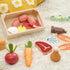 Sets Set 3+ PairPear Wooden Toys Play Food for Kids Kitchen, Kids Toy Food Cutting Meat for Toddlers Years Old, Pretend