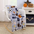 Everything Kids Sports - Super Soft Toddler Blanket in Gray, Navy, Orange, and Brown