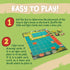 Peaceable Kingdom Race to the Treasure! Cooperative Path Building Game for 2 to 4 Kids, Ages 5+