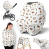 Sweet Jojo Designs Western Cowboy Boy Infant Baby Car Seat Cover Nursing
