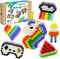 500 Pieces Soft Building Blocks Kids Rainbow Mix, Educational STEM Toys for Preschool Boys and Girls Aged 6+