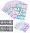 Baby Shower Bingo Kit - Bilingual English Spanish for 20 Players with 240 Markers for Family Fun