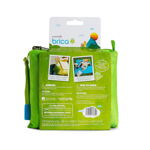 58 58, 2 Set Munchkin Brica Go Play Portable Baby Travel Playmat, x Blue/Green , Piece
