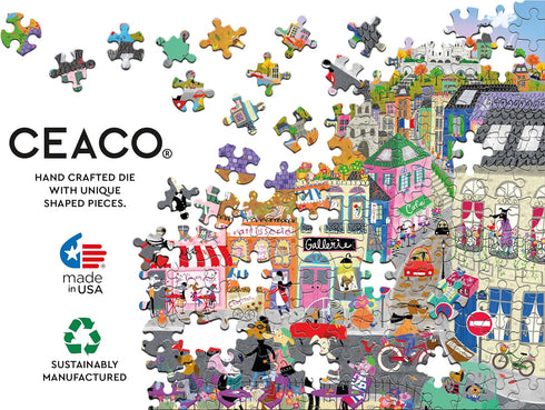Ceaco - Shop Windows - Paris Windows 1000 Piece Jigsaw Puzzle