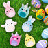 Set 6 ArtCreativity Mini Plush Animal Toys of Soft Stuffed Animals for Kids in Pastel Colors Bunny, Lamb, Chick