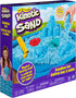 Kinetic Sand Sandbox Set, Kids Toy with 1lb All-Natural Blue and 3 Molds, Sensory Toys for Ages 3 and Up
