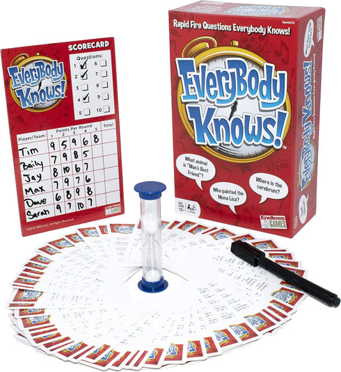 Everybody Knows! Trivia Card Game - 2018 Edition by Endless Games