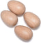4 PCS Wood Egg Shakers Set, Musical Percussion Instruments with Natural Finish