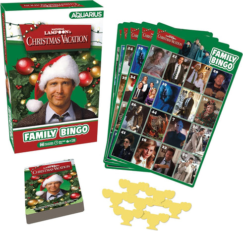 AQUARIUS Christmas Vacation Family Bingo Game