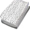 HonestBaby Organic Cotton Changing Pad Covers (Set of Two), Pattern Play/Heather Gray,