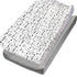 HonestBaby Organic Cotton Changing Pad Covers (Set of Two), Pattern Play/Heather Gray,