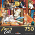 RoseArt - Fancy Cats - 750 Piece Jigsaw Puzzle for Adults - Library Mischief