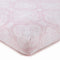 Levtex Baby - Willow Crib Fitted Sheet, Medallion Pattern, Pink and White, 100% Cotton