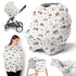 Sweet Jojo Designs Red and Blue Construction Truck Boy Infant Baby Car