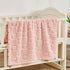 Fleece Baby Blanket Heart Checkered Blanket, Ultra Soft Cozy Baby Blankets for Girls Boys, Fluffy Infant Toddler Newborn Receiving Blankets for Crib Stroller 30”×40” (Light Pink) by Yurhap