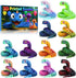 Ivrmtal 12PCS 3D Printed Snake Toys, 12in Flexible 3D Printed Animals for
