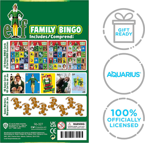 AQUARIUS Elf Family Bingo Game