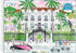 Galison 1000 Piece Puzzle: Michael Storrings A Sunny Day in Palm Beach - Beautiful & Fun for Adults