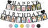 Sweet 16 Birthday Decorations Photo Banner, Pre-assembled Black Sweet 16 Banner with Sixteen Photo Card Frames