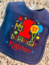 Personalized First Birthday Boy Smash Bib with Custom Name