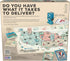 USPS Great American Mail Race: A Letter-Carrying Family Board Game for Kids 10+ and Adults