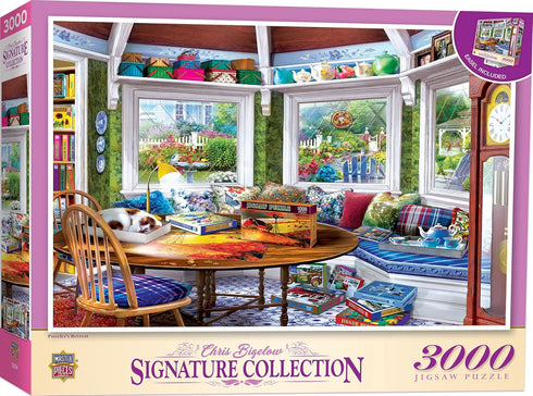 MasterPieces 3000 Piece Jigsaw Puzzle for Adults and Family - Puzzler's Retreat