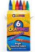 120, 6-Packs 720 Bedwina Bulk Crayons - Case of Total Crayons Bulk School Supplies for Kids, Toddlers, Teachers