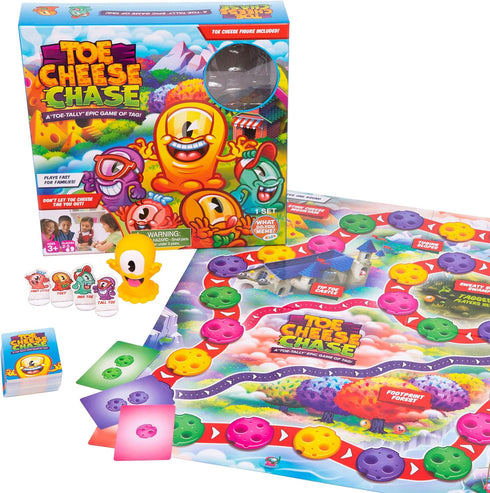 WHAT DO YOU MEME? Toe Cheese Chase - Silly Board Game for Family Game Night
