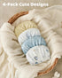 52x28 4 Pack Baby Crib Sheets for Boys and Girls, Toddler Bed Sheets Fitted for Standard Crib and Toddler Mattresses