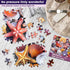 500 Pieces Jigsaw Puzzles for Adults, Colorful Beach Shells, Recycled Paper, Glossy, Sturdy Pieces, Great Gift Idea.