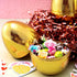 6 6 Inches JOYIN Pcs Large Gold Easter Eggs, Metallic Jumbo Plastic Eggs Fillable for Easter Themed Hunt Basket