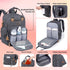 Dikaslon Diaper Bag Backpack - Large Unisex Baby Bags with Portable Changing Pad, Pacifier Case, Stroller Straps