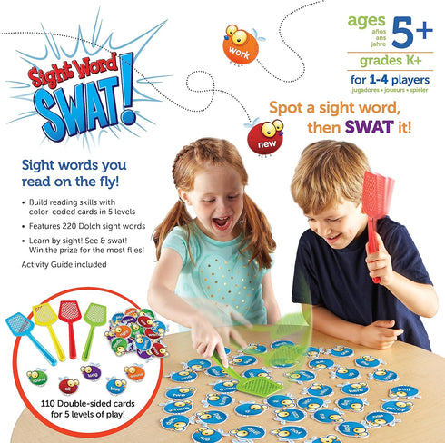 Learning Resources LER8598 Sight Words Swat! A Sight Words Game